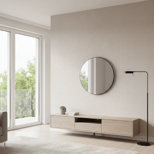 Specchio Rotondo di Design &ndash; Diametro 90 cm (Cod. 1761)